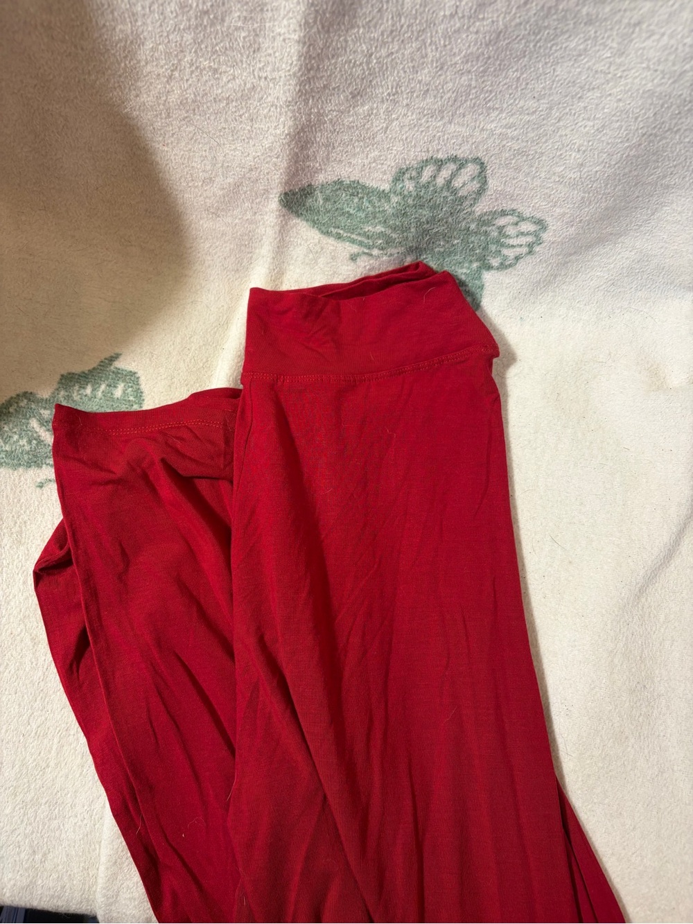 Victoria's Secret Red High-Rise Leggings